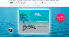 Desktop Screenshot of antoinedesaintexupery.com